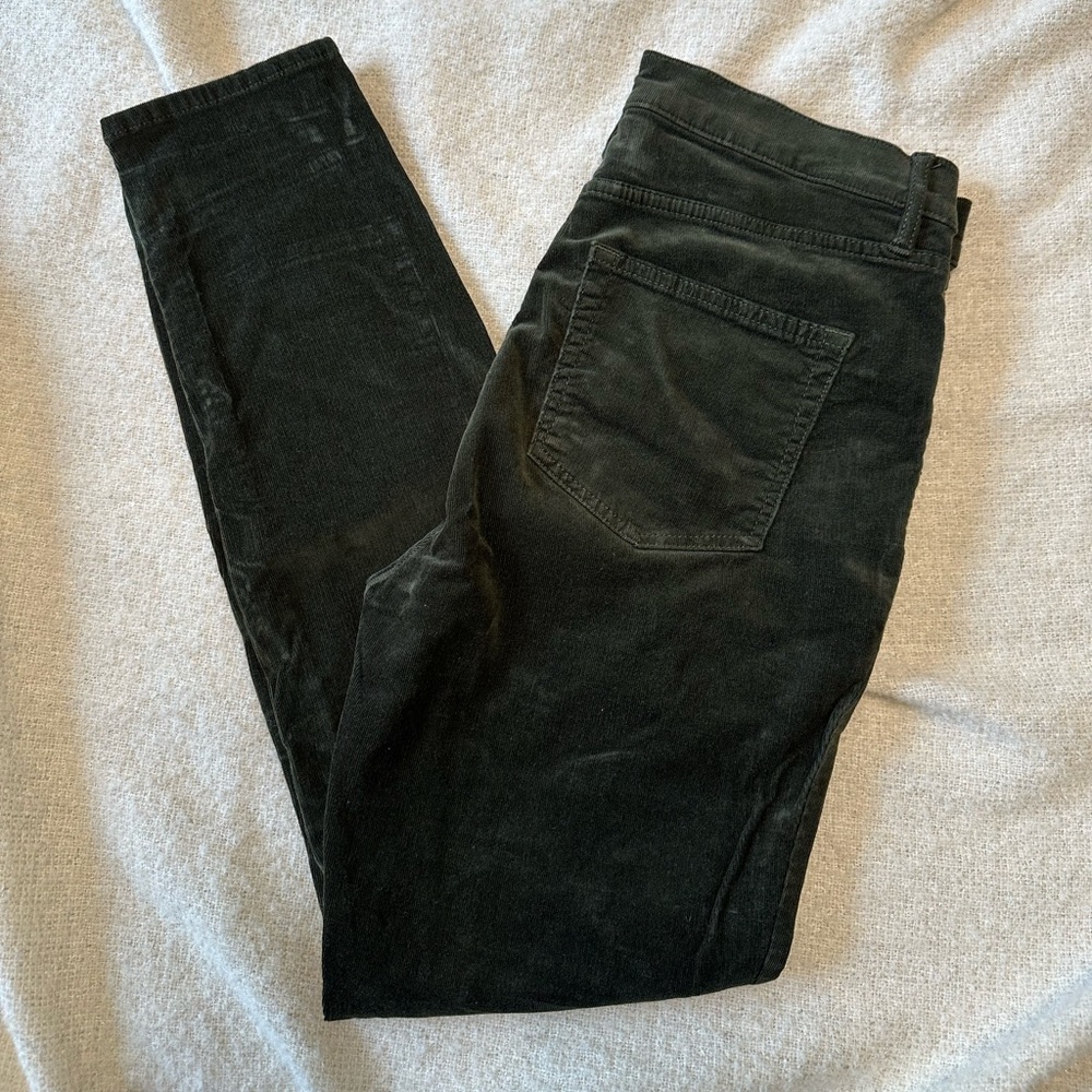 LOFT Olive Corduroy Skinny Pants - Women’s Size 29/8